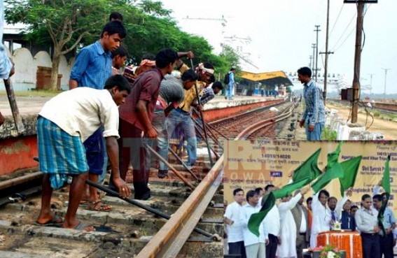 Indian Railways commissioned about 900 KM of Broad Gauge in last two years : Central Govt to increase train speed in Tripura as survey on alternative rail-lines to begin in this month Indian Railways commissioned about 900 KM of Broad Gauge in last two years : Central Govt to increase train speed in Tripura as survey on alternative rail-lines to begin in this month